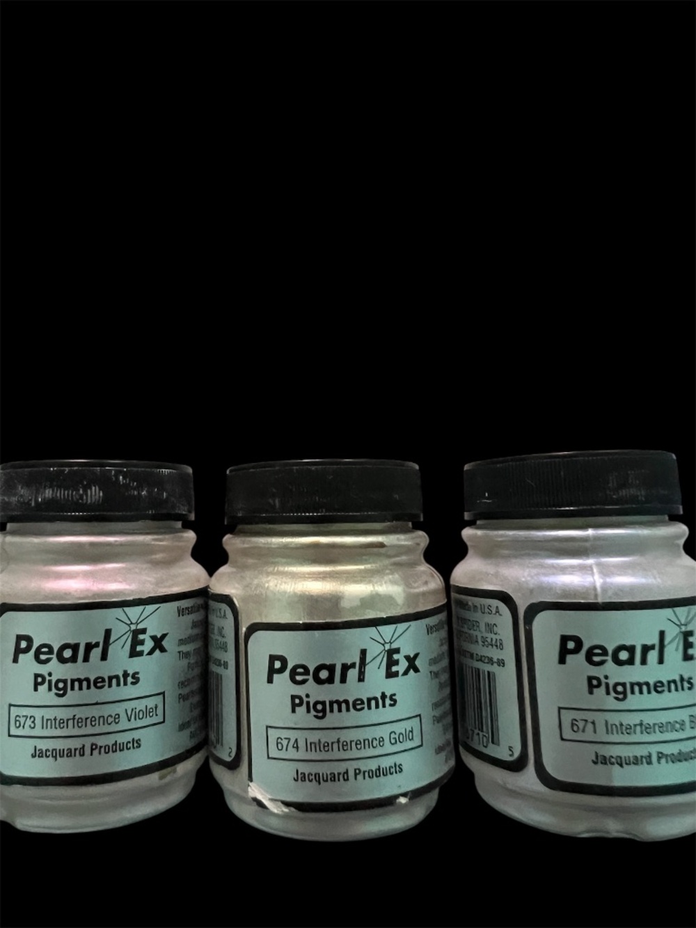 Jacquard - Pearl Ex Powdered Pigment  Bundle of 3